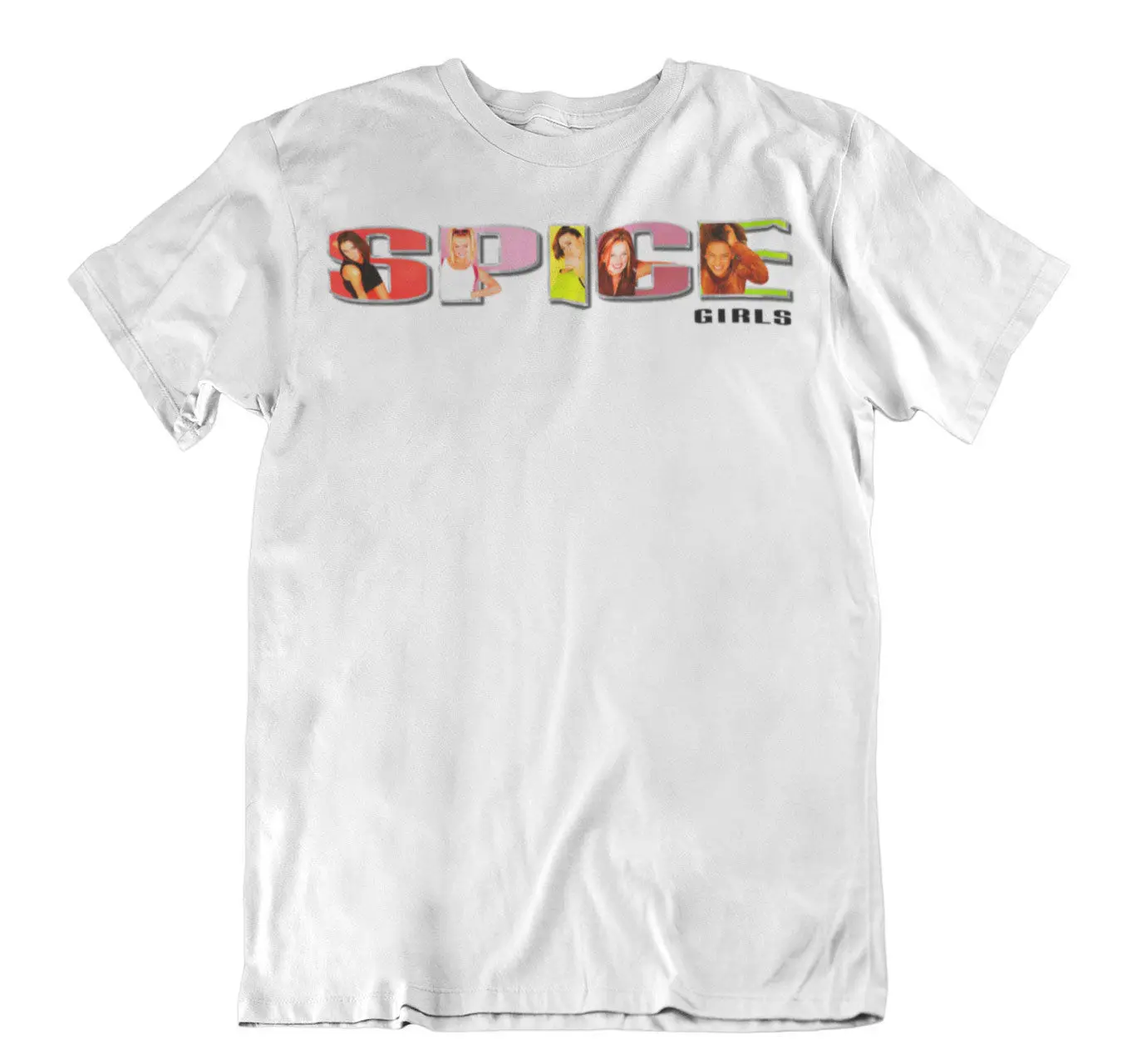 
Vintage Spice Girls T-Shirt 2021 Tour Concert Young Ladies Women Girls Baggy Tee Shirt 