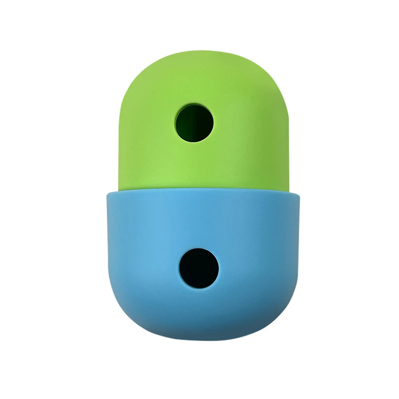 Natural Silicone Dog IQ Game Slow Feeder Chew Toys Pet Puzzle Interactive Food Treat Teeth Cleaning Toy