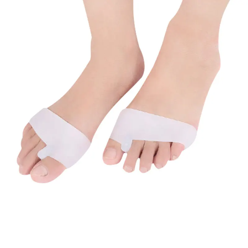 Sebs Breathable Five Toes Forefoot Pads for Women Front Palm Cushions Separator Gel Silicone Metatarsal Pads Foot Pain Relief