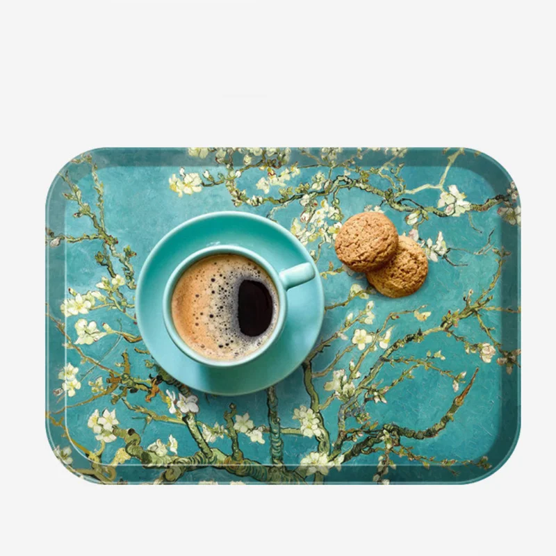 Arab Serving Tray Breakfast Plastic Tray Wholesale Melamine Plastic Serving Trays