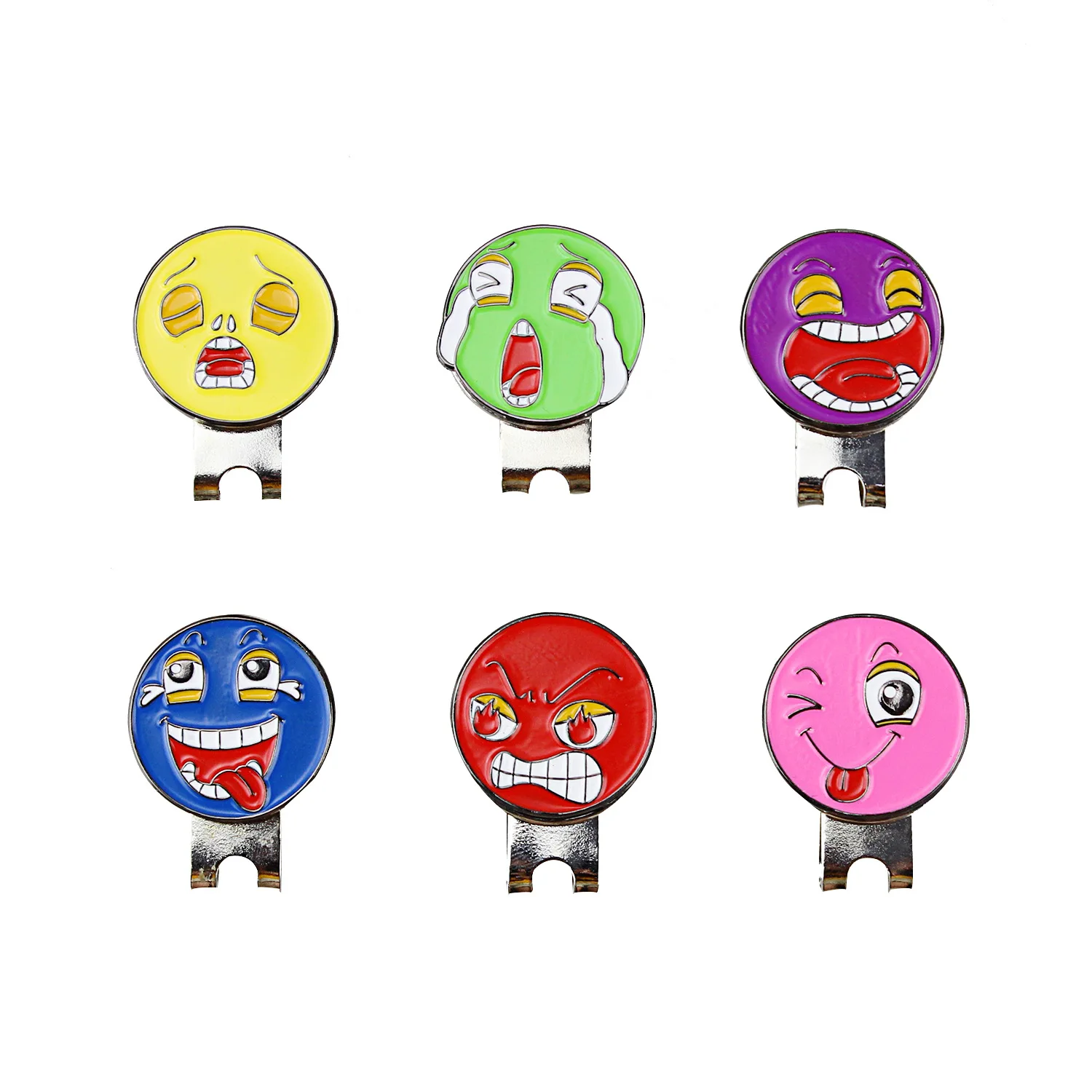 Best Price Bulk Golf Accessories Product Metal Custom Magnetic Cap Clips Golf Hat Clips  with Custom Ball Marker