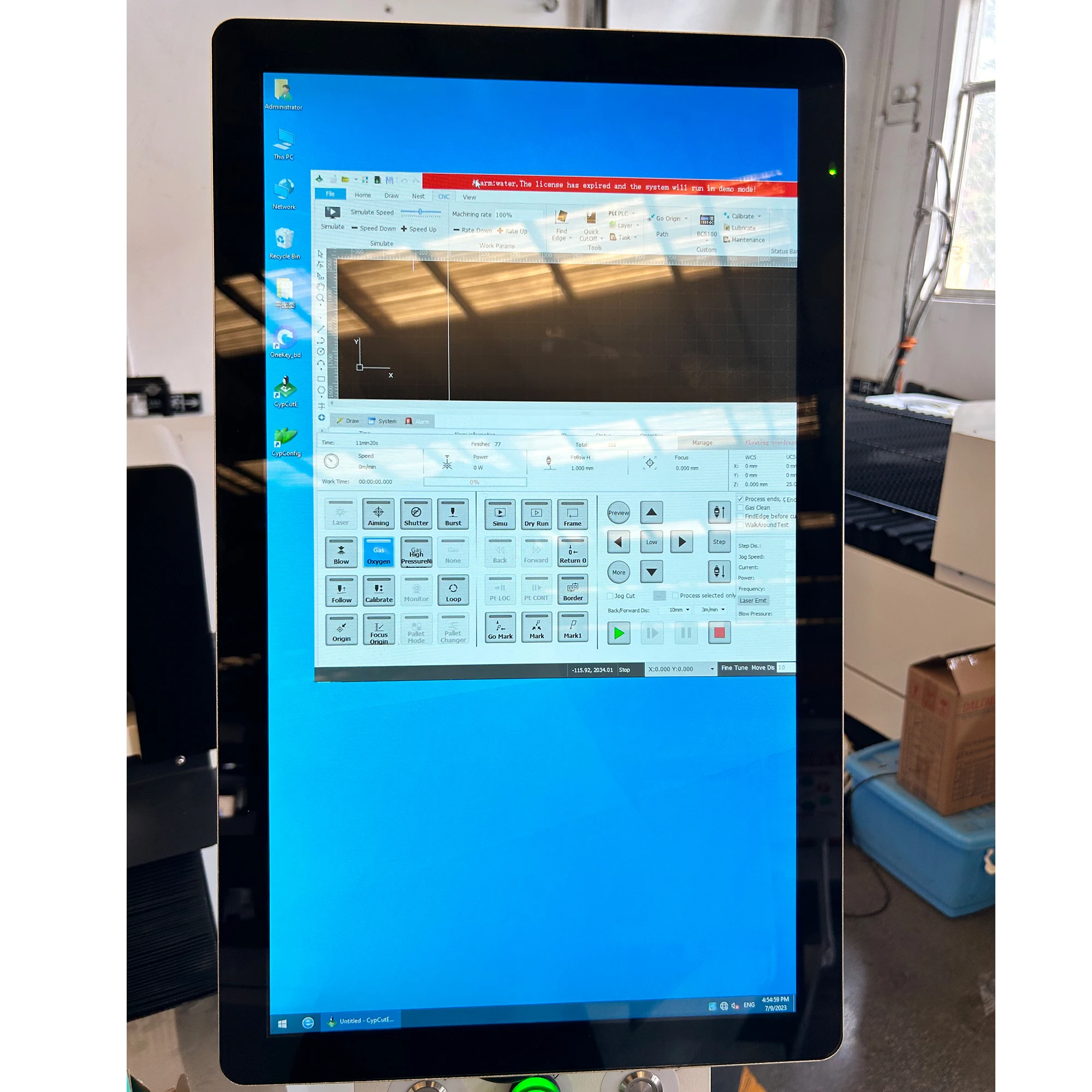 KS3015 stainless steel laser pipe cutter price fiber laser cutting machine