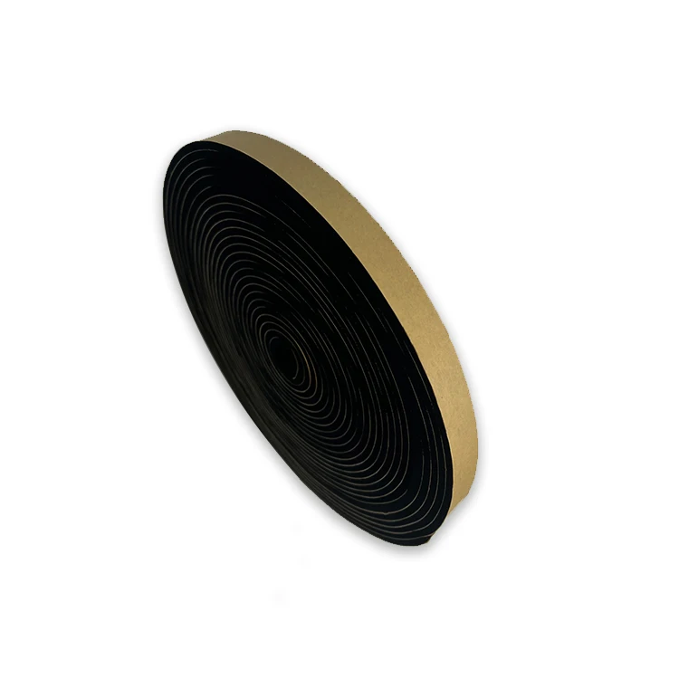 CR high elasticity Neoprene sealing strip 3M double sided foam tape strip sheet