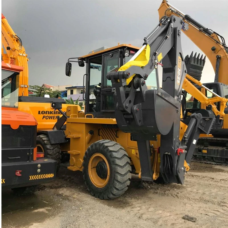 2.5 Ton Wheel Loader Backhoe Front End Loader And Backhoe XC870HK