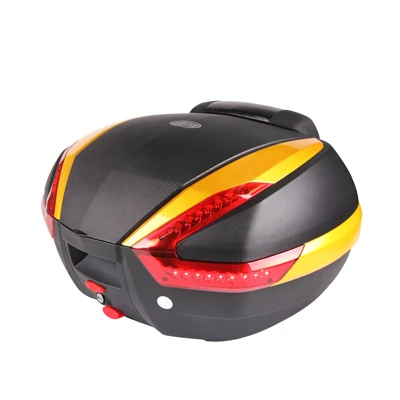 Factory direct supply 47 liters super large capacity motorcycle trunk/color motorcycle box/motorcycle storage box