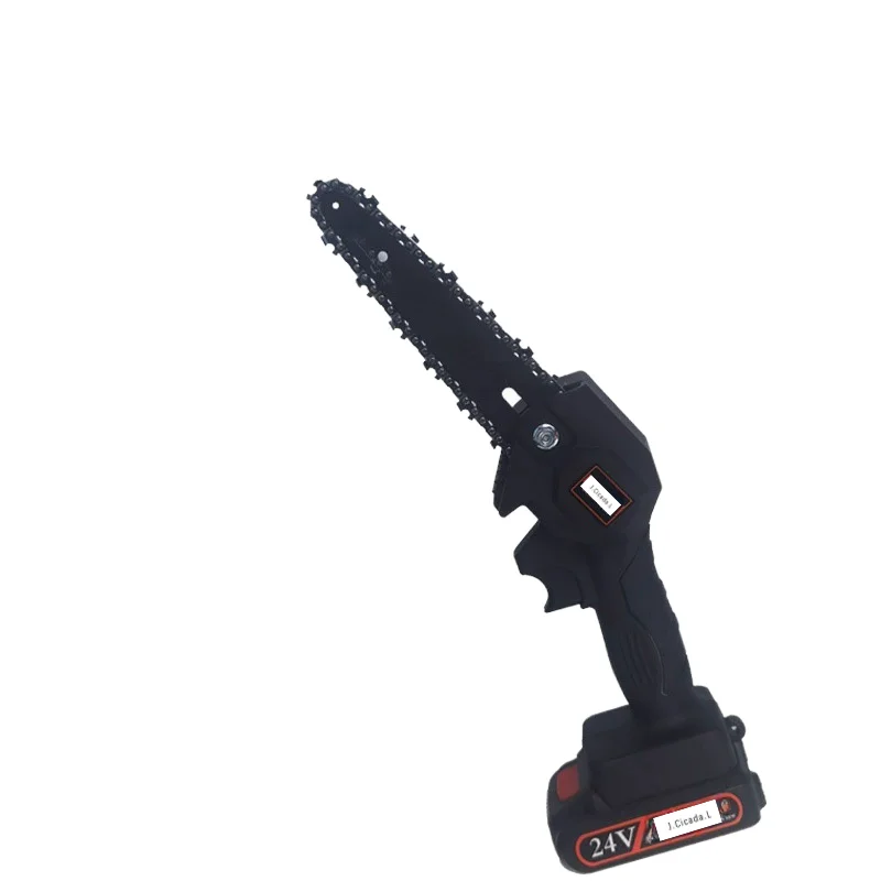 6 Inch Mini Electric Wood Cutting Chain Power Saw Log Saw For Cutting Trees Handheld Rechargeable Lithium Battery Chain Saw