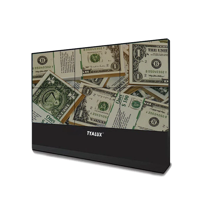 49 inch 3.5mm bezel Quality Samsung Super Narrow Bezel 2x4 sharp Lg Original lcd Cheap P4 Led Video Wall Panel Controller Price