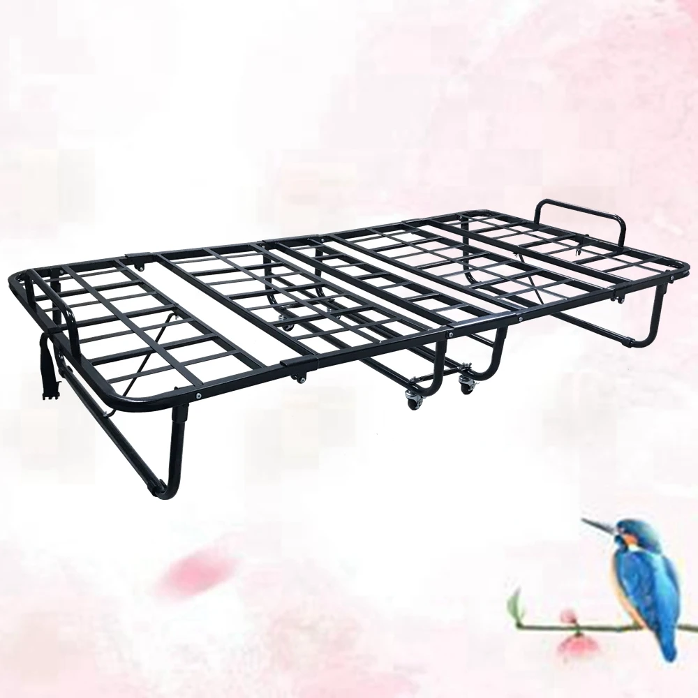 2021 style Super modern designs heavy duty size custom metal black stainless steel single beds for adults