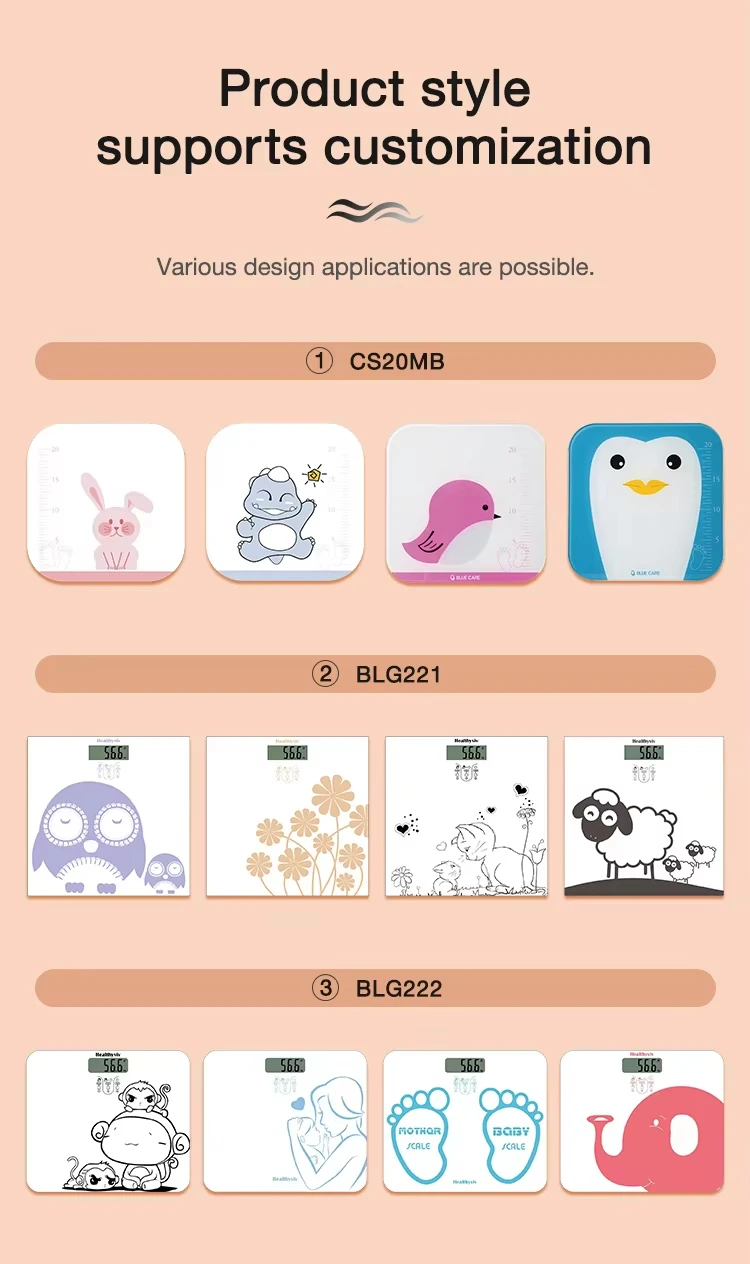 Comfortable Adult Children Mother Baby Weighing Scale Bathroom Digital Body Scale