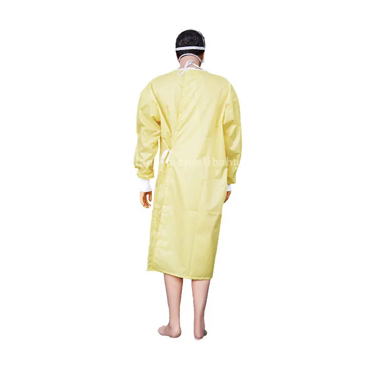 Level 4 hospital patient gowns uniform pp fabric safety Work isolation gown reusable Protective gown
