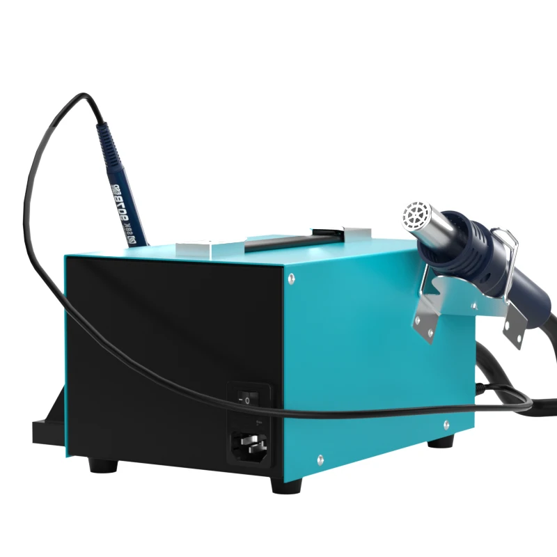 Bakon Ungrade BK852D+ Comprehensive Maintenance Tools Lead Free Soldering Iron Hot Air Gun De-soldering 2 In 1 Rework Station