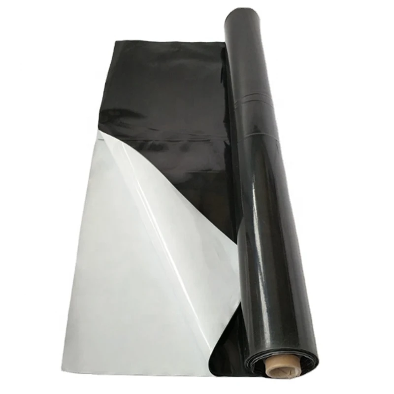 ldpe black & white reflective grow 6mil poly panda film/bunker silage covers silo tarps plastic for agricultural