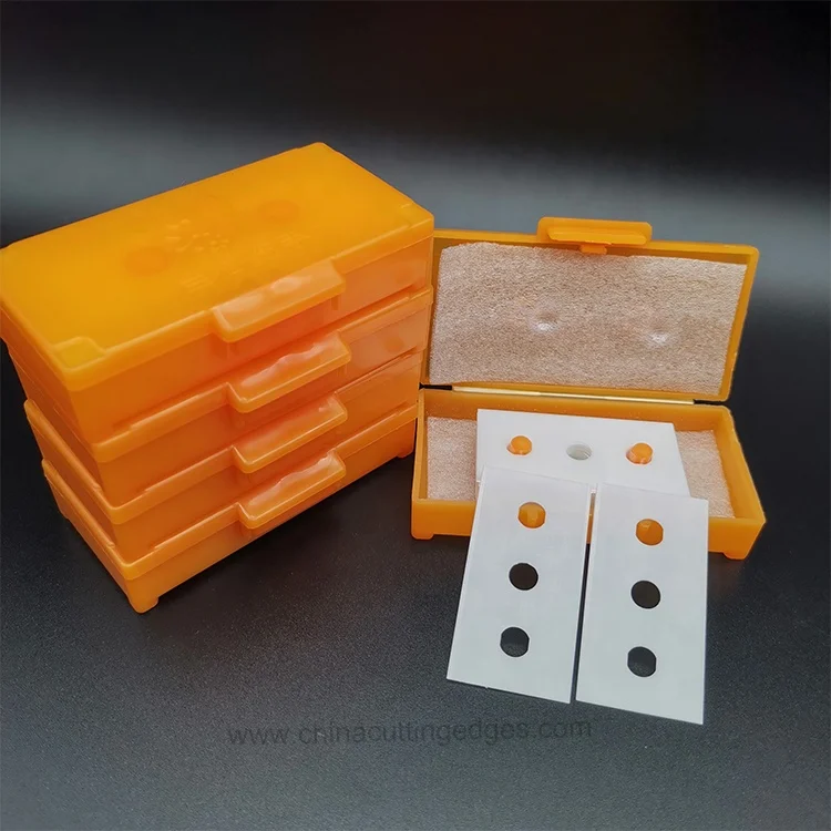 Zirconia Blades Slitting Machine Blade Ceramic Three Hole Blade