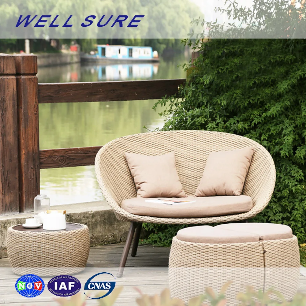 Китай производитель ротанга Плетеный Новый дизайн мебель PE SGS диван набор 4 шт. вручную