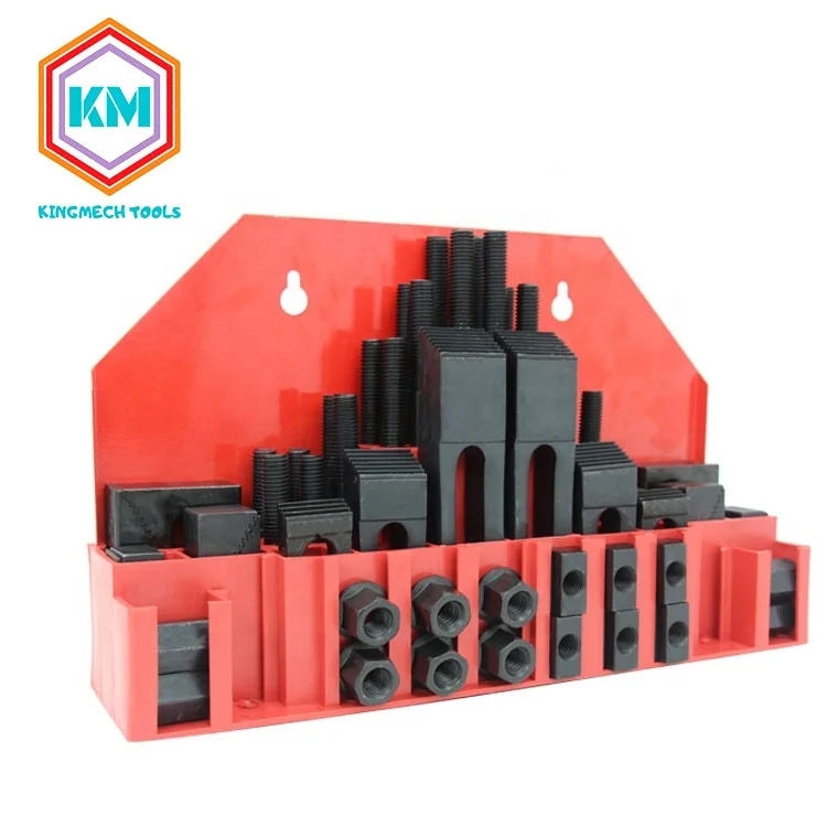 
China supplier 58pcs deluxe m10 steel clamping kit 
