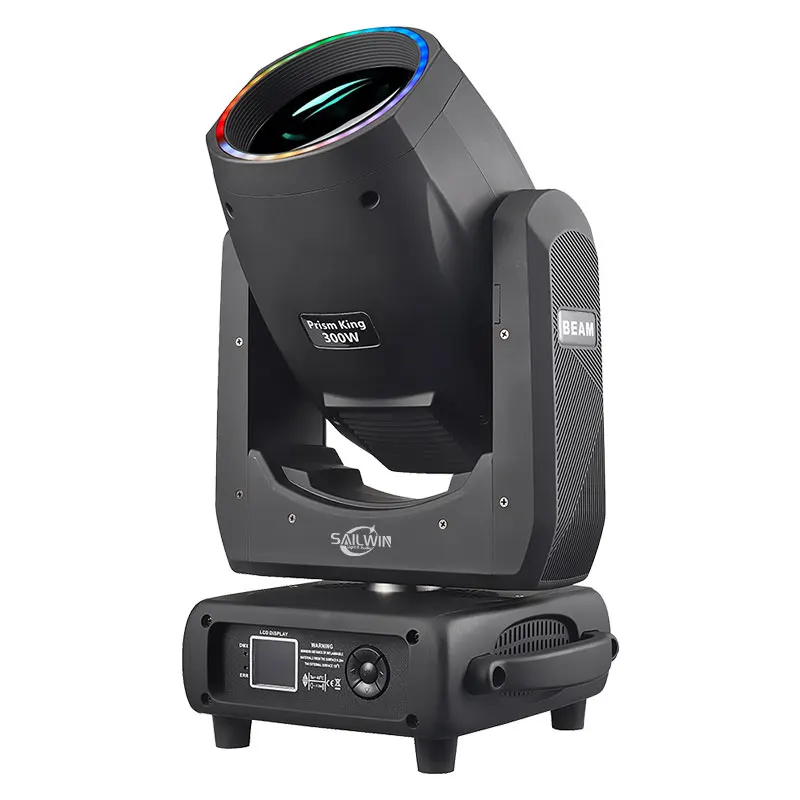300W LED aperture lens king sharpy beam13 Colors 14 Patterns Led Ring Prism King Light  Moving head Lights