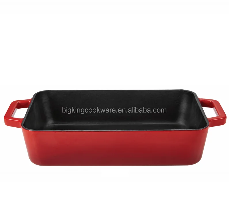 Non Stick Frying Pan for Steak Fish and BBQ Cast Iron  Griddle Pan Deep Round 32cm - Oven Dishwasher Safe OEM