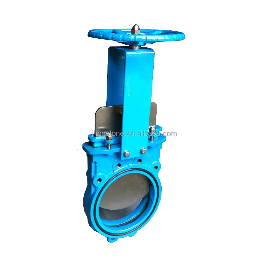 Bestone International  Manual Knife Gate Valve Stainless Steel Insert Valve Clamp 304 disc slurry slide Gate Valve