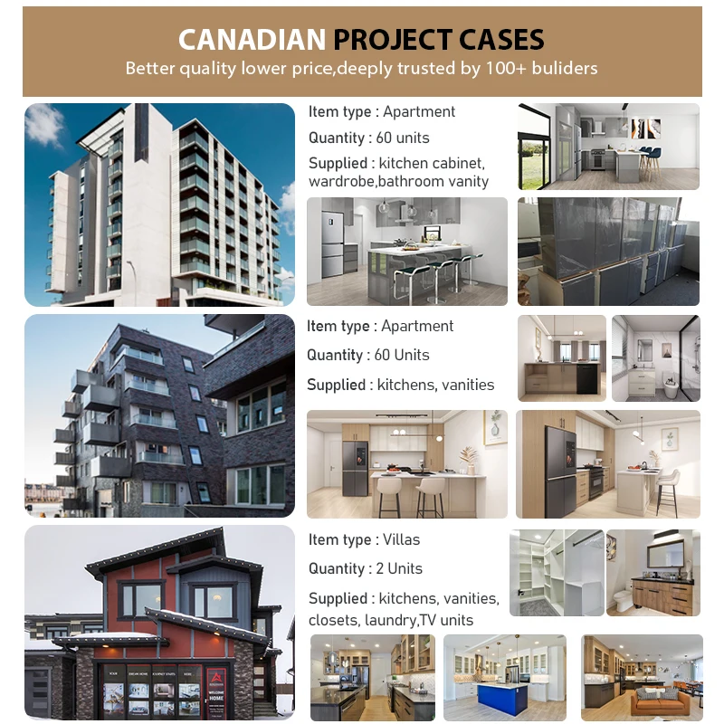 Prodeco Contemporary Mahogany Wooden Kitchen Cabinets Design Joniery for Apartment