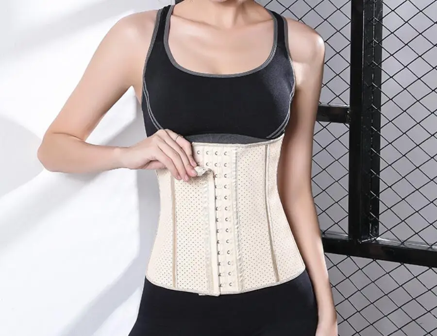 High Quality Latex Breathable Waist Trainer Corset Cincher Body Shaper