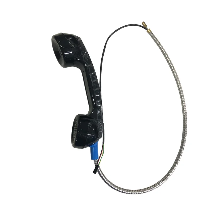 Armored cord handset magnetic handset anti vandalism handset