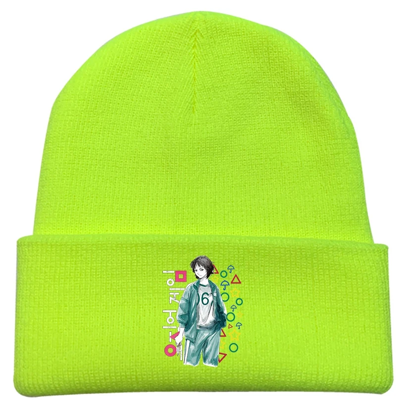 korean squid game fashion hat beanie