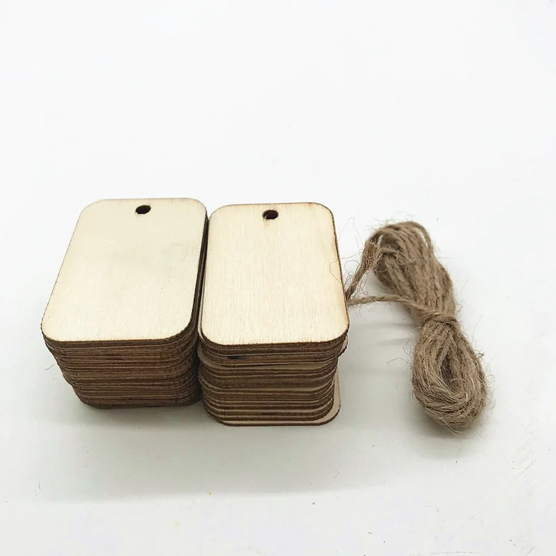  Экологически безопасные Декоративные Diy Мультяшные деревянные бирки ручной работы на