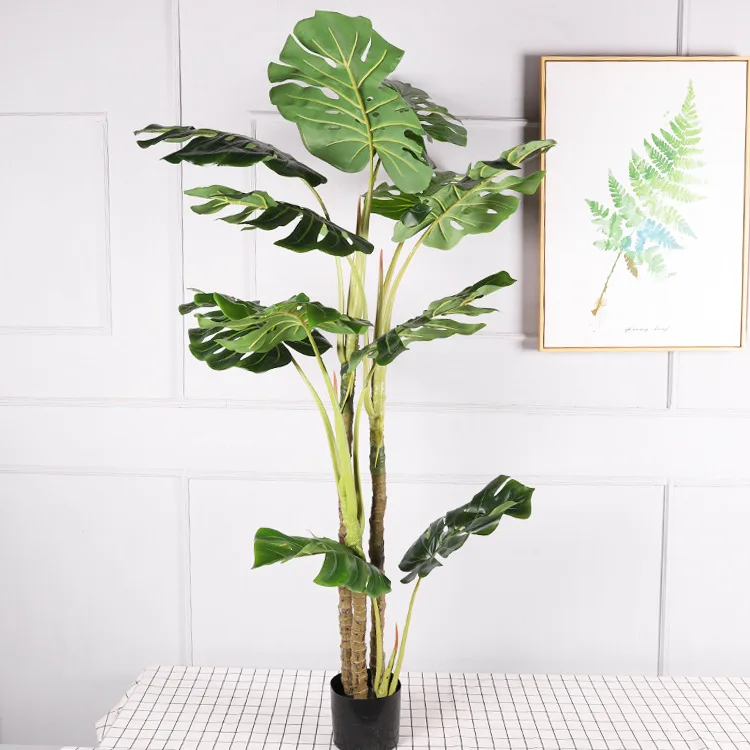 Искусственные украшения Planta Variegata листья Adansonii лист Liebm деревья Deliciosa различные растения искусственные Monstera растение дерево