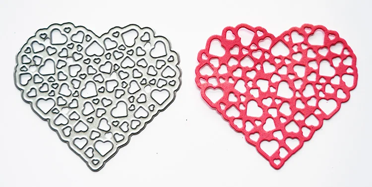 Metal Novelty Crafts Christmas Decoration Custom Diy Cards Template Metal Cutting Dies Sets With Paper