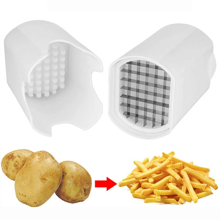 Mini Portable Potato Chipper Cutter Manual Stainless steel Potato Chipper Chopper