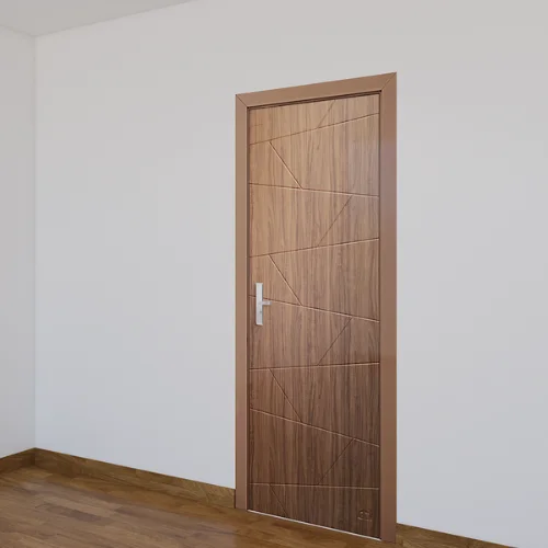 High-Grade Plastic PVC Plywood Door for Villa Exterior Excellent Color Retention OEM Design for Vietnam Factory
