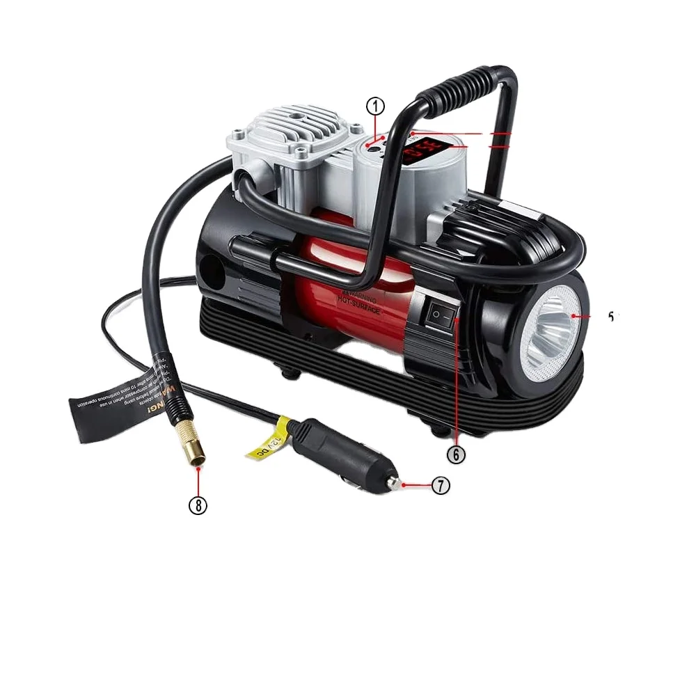 
High quality portable Digital Tire Inflator 12v 