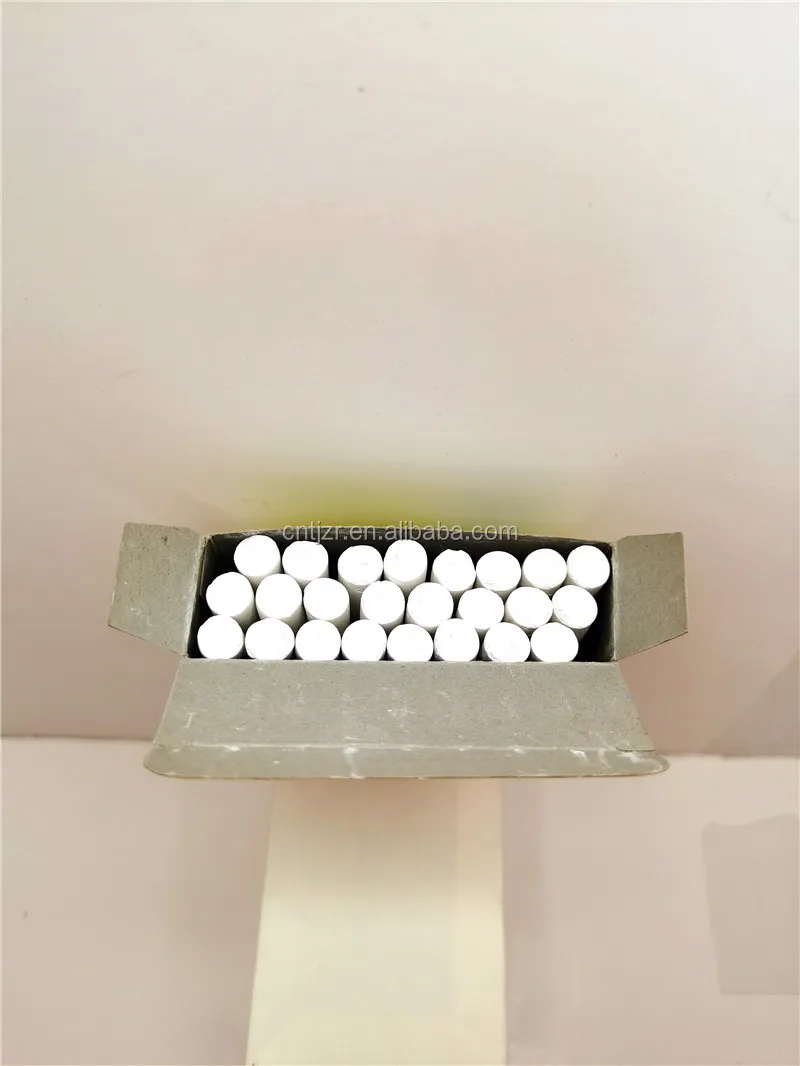 Factory direct sale OEM for teaching / outdoor painting for children 24 pcs White Dustless chalk