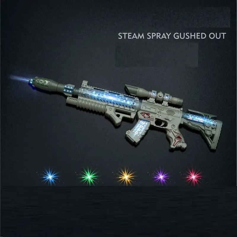 Home Wholesale Electric Power Gun Toy Looking Real Gun Shell Ejecting Automatic Shooter Toy Gun For Boys