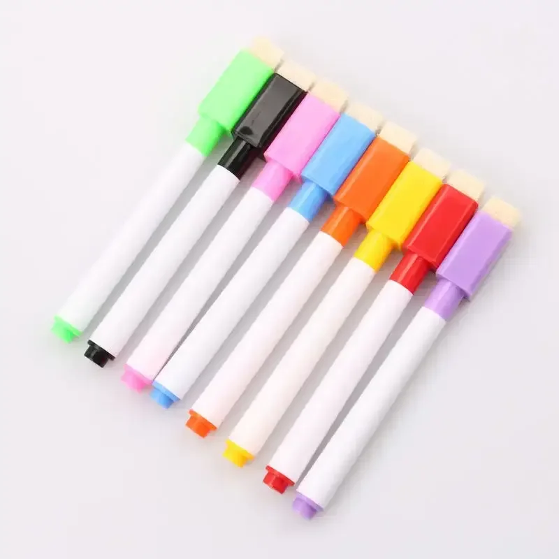 Various styles whiteboard White blackboard pen with felt rubber