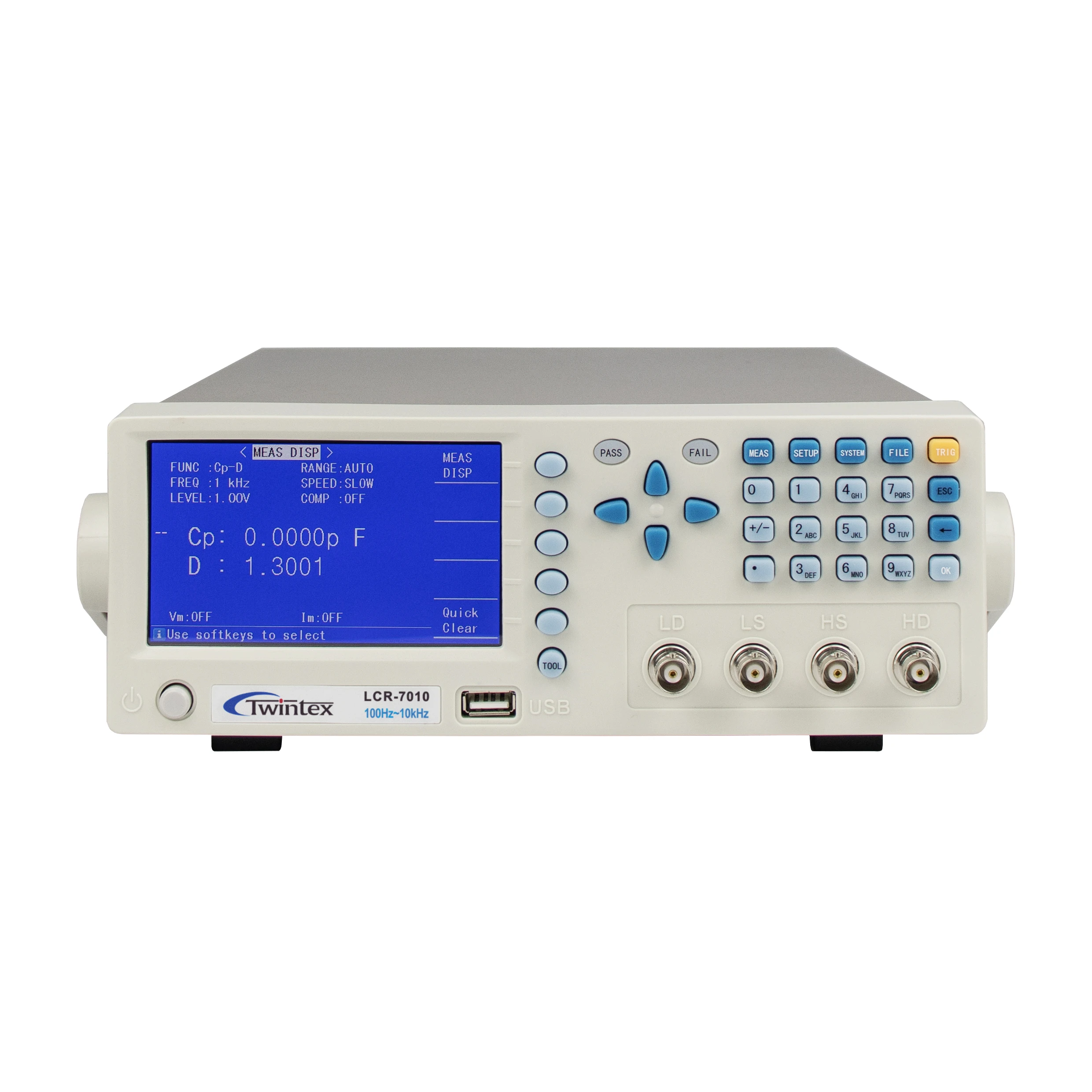 LCR-7010 низкая стоимость RLC метр 10 кГц Цифровой LCR метр
