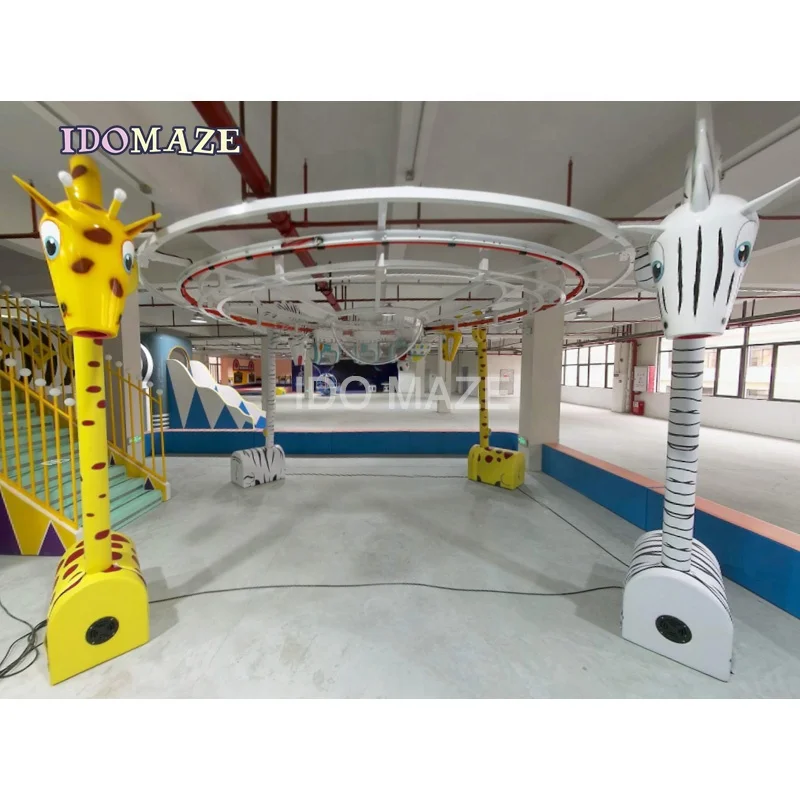 Children Playground Equipment Indoor Amusement Park Playground Equipment Electric Animal Ball Play Machine