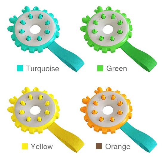 puppy Triple Texture toys for Aggressive flying disc Chewers Interactive Frisbee for multi-purpose outdoor training