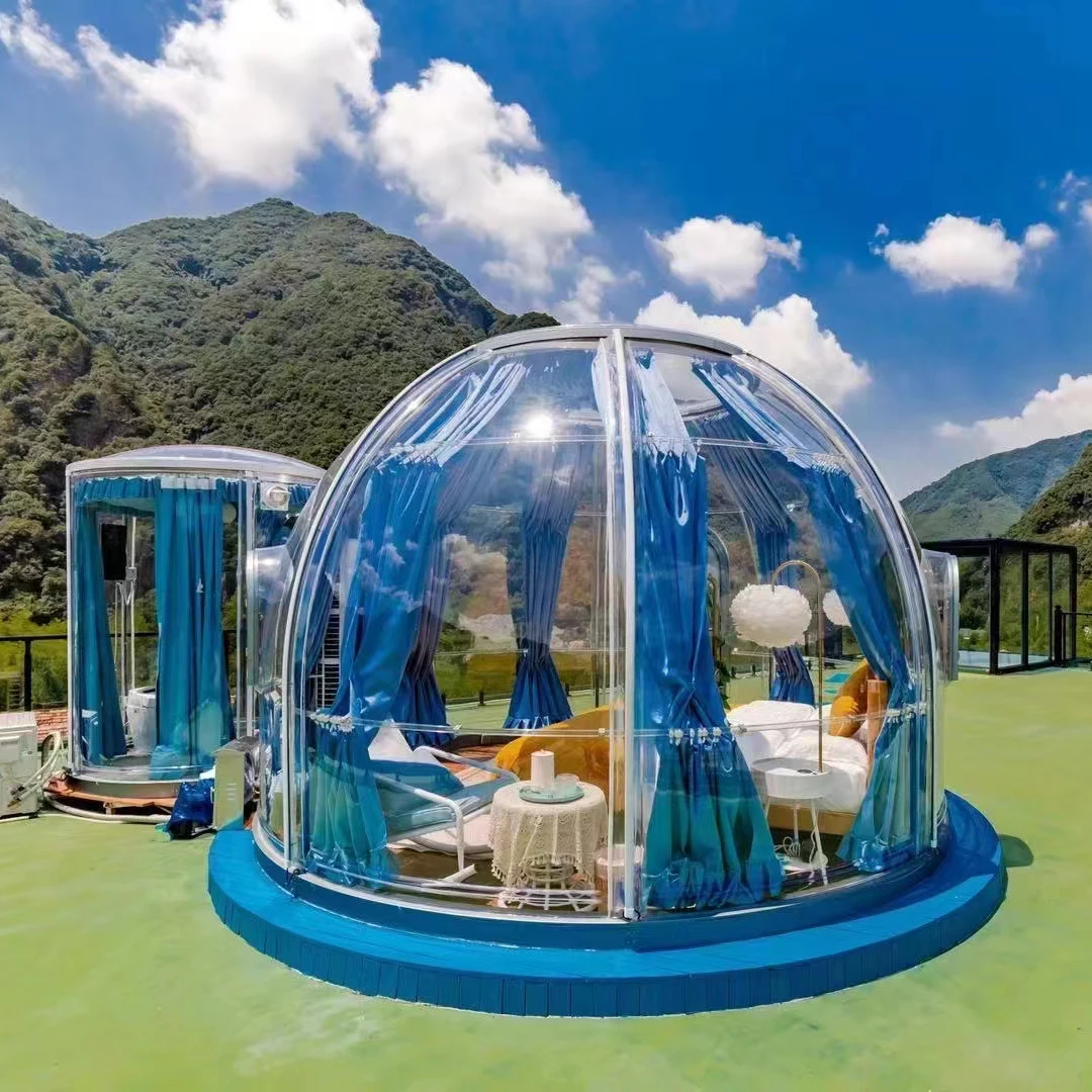 Dome House Star View Round Tiny House Prefabricated Dome Home Pc Transparent Solid Sheet