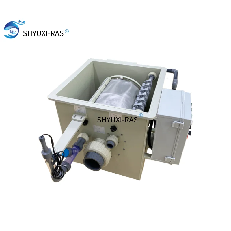 
Circulating aquaculture Water filter machine Rotary drum filter For tilapia fish farming capacity 