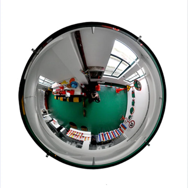 factory wholesale PC acrylic round indoor secuiry decorative street convex spherical mirror
