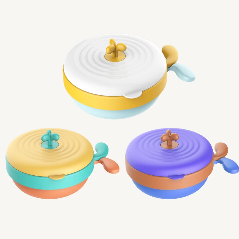 take away 3 compartment lunch packing boxes insulated kid school lunch box