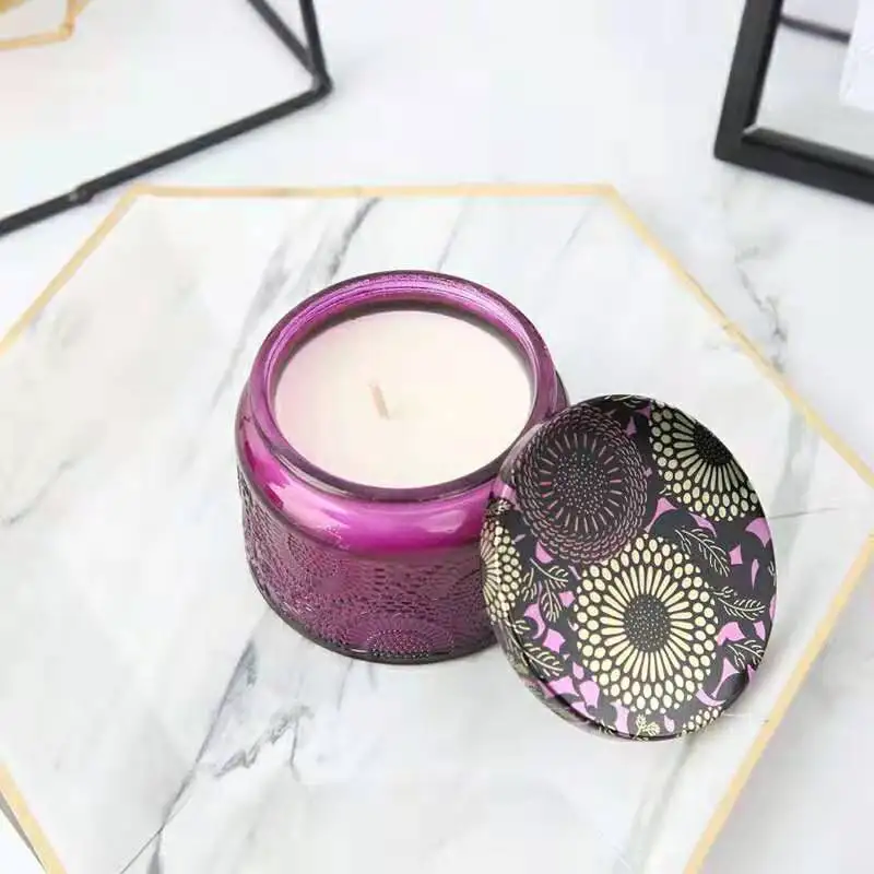 Wholesale Natural Soy Wax Candle Gift Set Tealight Luxury Container Scented Candles