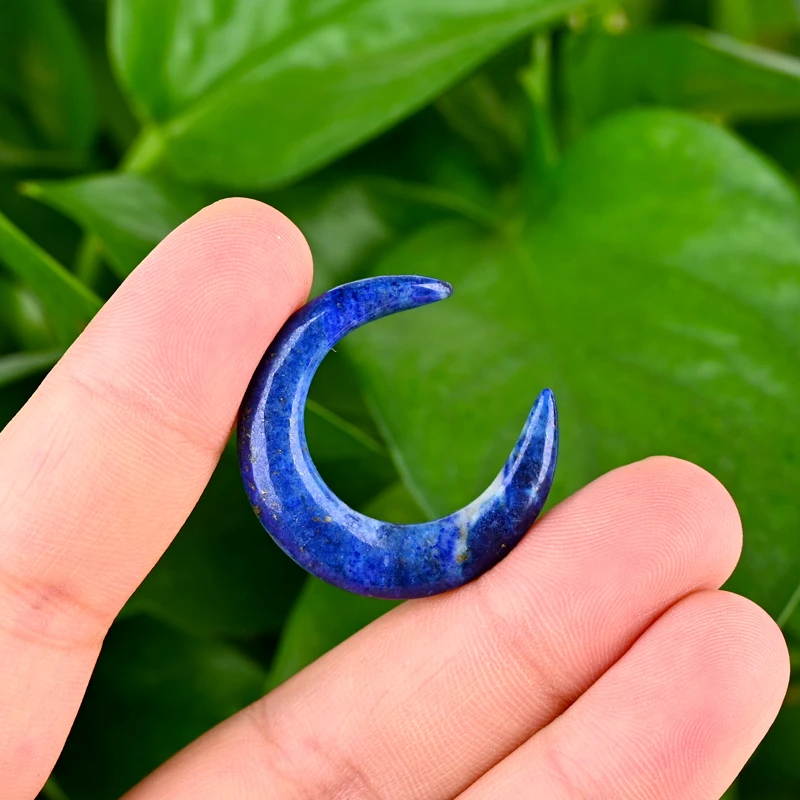 Wholesale natural crystal healing amethyst moon mini crystal moon for jewelry making