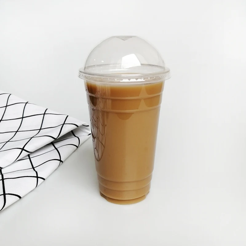 
 Одноразовые прозрачные пластиковые чашки Boba для напитков, чая, 24 унции  