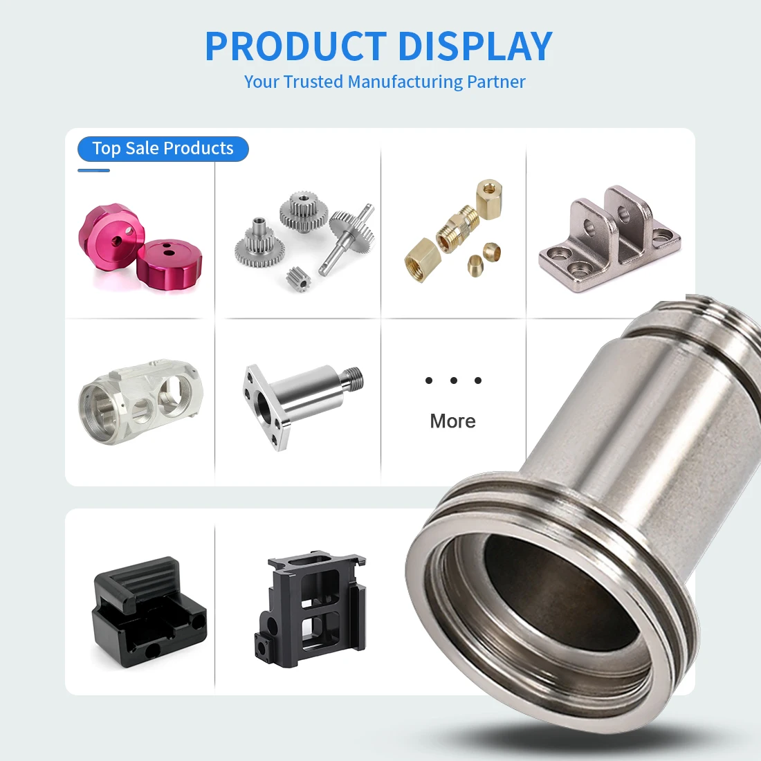 Manufacturer customized high-precision CNC lathe aluminum processing CNC milling turning machining parts manufacturing services