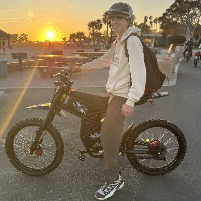 GT73 Dirt Ebike EU Warehouse High Speed Fat Tire Off Road Electric Mountain Bike 2000w Motor Bicycle Adult