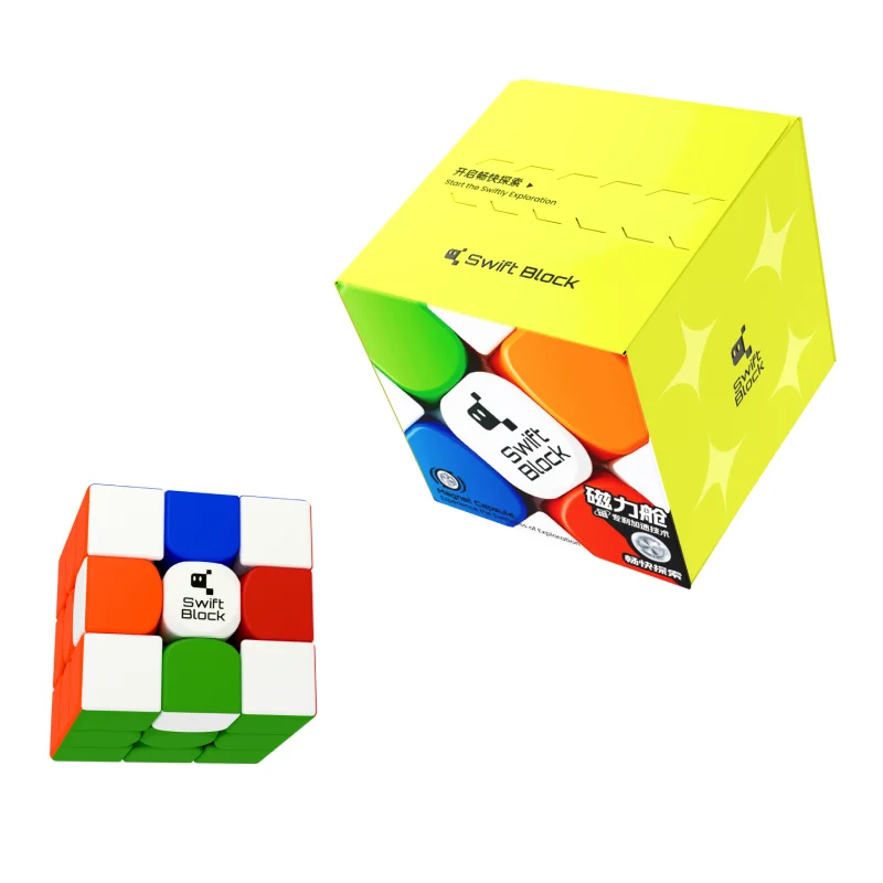 GAN Magic Cube Swift355S 3x3x3 Магнитный скоростной куб Развивающие игрушки