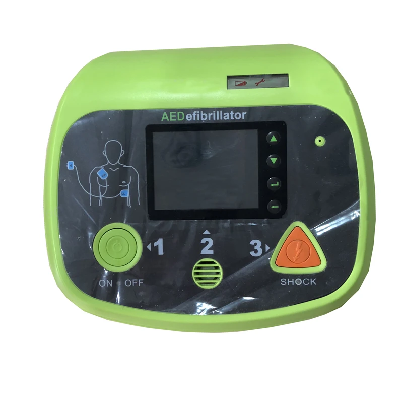 Автоматический дефибриллятор с TFT дисплеем 3,5 дюйма для предотвращения непреднамеренной дефибрилляции