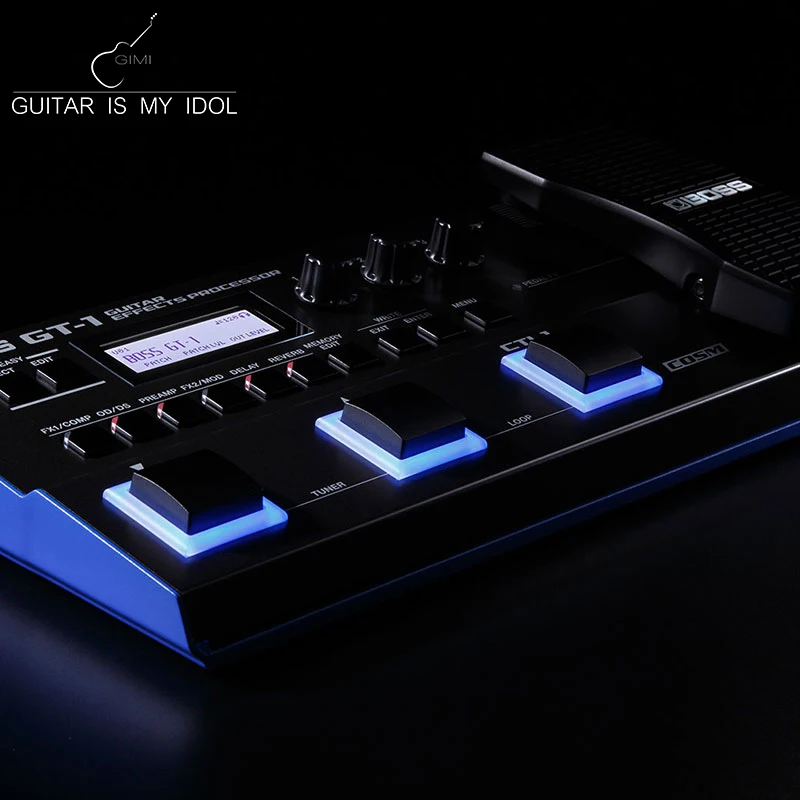  Мультиэффектный процессор для гитары BOSS GT-1 педаль создания гитарных эффектов с 108 эффектами
